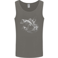 A Carp Fish Mens Vest Tank Top Charcoal