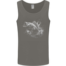A Carp Fish Mens Vest Tank Top Charcoal