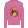 A Cat Drummer Drumming Mens Sweatshirt Jumper Azalea