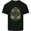 A Celtic Cross Kids T-Shirt Childrens Black