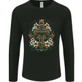 A Celtic Cross Mens Long Sleeve T-Shirt Black