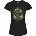 A Celtic Cross Womens Petite Cut T-Shirt Black
