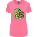 A Chameleon Eating Ramen Womens Wider Cut T-Shirt Azalea