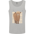 A Chilled Highland Cow Mens Vest Tank Top Sports Grey