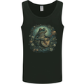 A Chilled Out Frog Playing the Guitar Mens Vest Tank Top Black