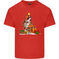 A Christmas Boxer Dog Xmas Kids T-Shirt Childrens Red