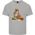 A Christmas Boxer Dog Xmas Kids T-Shirt Childrens Sports Grey