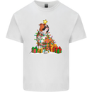 A Christmas Boxer Dog Xmas Kids T-Shirt Childrens White