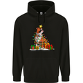 A Christmas Boxer Dog Xmas Mens 80% Cotton Hoodie Black