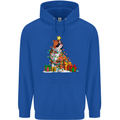 A Christmas Boxer Dog Xmas Mens 80% Cotton Hoodie Royal Blue