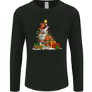A Christmas Boxer Dog Xmas Mens Long Sleeve T-Shirt Black