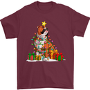 A Christmas Boxer Dog Xmas Mens T-Shirt 100% Cotton Maroon