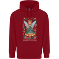 A Christmas Fairy Sparkling Holiday Xmas Childrens Kids Hoodie Red