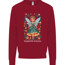 A Christmas Fairy Sparkling Holiday Xmas Kids Sweatshirt Jumper Red