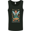 A Christmas Fairy Sparkling Holiday Xmas Mens Vest Tank Top Black