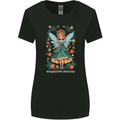 A Christmas Fairy Sparkling Holiday Xmas Womens Wider Cut T-Shirt Black