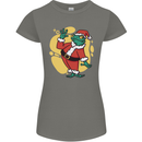 A Christmas Frog Dressed as Santa Claus Womens Petite Cut T-Shirt
