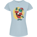 A Christmas Frog Dressed as Santa Claus Womens Petite Cut T-Shirt
