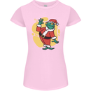 A Christmas Frog Dressed as Santa Claus Womens Petite Cut T-Shirt