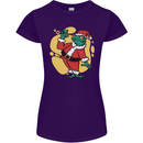 A Christmas Frog Dressed as Santa Claus Womens Petite Cut T-Shirt