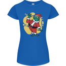 A Christmas Frog Dressed as Santa Claus Womens Petite Cut T-Shirt