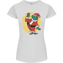 A Christmas Frog Dressed as Santa Claus Womens Petite Cut T-Shirt