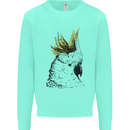 A Cockatoo Bird Kids Sweatshirt Jumper Peppermint