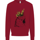 A Cockatoo Bird Kids Sweatshirt Jumper Red