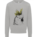 A Cockatoo Bird Kids Sweatshirt Jumper Sports Grey