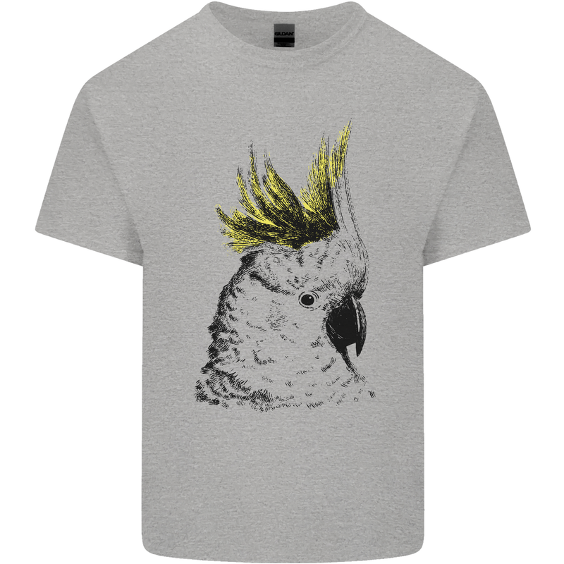 A Cockatoo Bird Kids T-Shirt Childrens Sports Grey