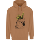 A Cockatoo Bird Mens 80% Cotton Hoodie Caramel Latte