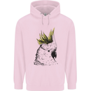 A Cockatoo Bird Mens 80% Cotton Hoodie Light Pink