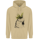 A Cockatoo Bird Mens 80% Cotton Hoodie Sand