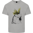 A Cockatoo Bird Mens Cotton T-Shirt Tee Top Sports Grey