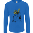 A Cockatoo Bird Mens Long Sleeve T-Shirt Royal Blue