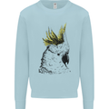 A Cockatoo Bird Mens Sweatshirt Jumper Light Blue