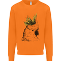 A Cockatoo Bird Mens Sweatshirt Jumper Orange