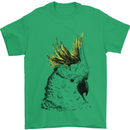 A Cockatoo Bird Mens T-Shirt 100% Cotton Irish Green