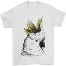A Cockatoo Bird Mens T-Shirt 100% Cotton White