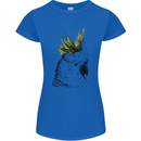 A Cockatoo Bird Womens Petite Cut T-Shirt Royal Blue