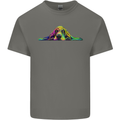 A Colourful Basset Hound Dog Kids T-Shirt Childrens Charcoal