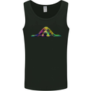 A Colourful Basset Hound Dog Mens Vest Tank Top Black