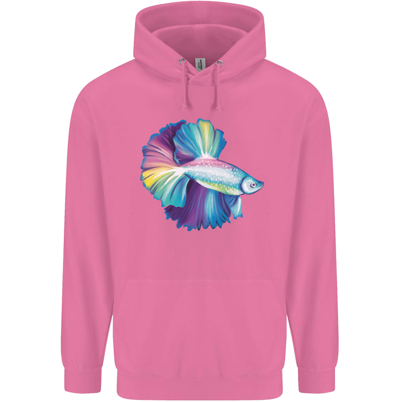 A Colourful Bettafish Aquarium Mens 80% Cotton Hoodie Azelea