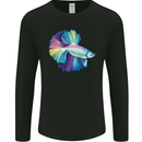 A Colourful Bettafish Aquarium Mens Long Sleeve T-Shirt Black