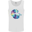 A Colourful Bettafish Aquarium Mens Vest Tank Top White