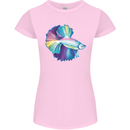 A Colourful Bettafish Aquarium Womens Petite Cut T-Shirt Light Pink