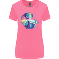 A Colourful Bettafish Aquarium Womens Wider Cut T-Shirt Azalea