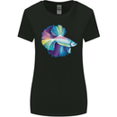 A Colourful Bettafish Aquarium Womens Wider Cut T-Shirt Black