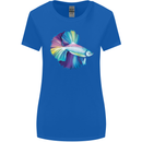 A Colourful Bettafish Aquarium Womens Wider Cut T-Shirt Royal Blue
