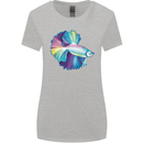 A Colourful Bettafish Aquarium Womens Wider Cut T-Shirt Sports Grey